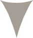 vidaXL Zonnezeil 160 g/m² driehoekig 5x6x6 m HDPE lichtgrijs