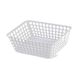 Ecoplast Opbergdoos van kunststof, opbergmand, wit, 41,5 x 29 x 13 cm