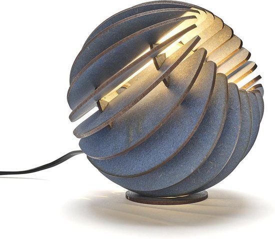 Van Tjalle en Jasper Atmosphere Tafellamp - Deep Blue - MDF - E14 - Roze