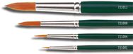 KREUL 721020 - Universeel penseel Basic Synthetics van fijn nylonhaar, rond, maat 00
