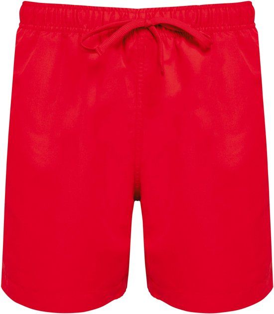 Kariban Ecologische zwemshort voor heren K760 - Red - XL