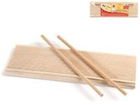 Home 9654 Riga Gnocchi dubbele iouso, hout, beige, 37 x 12 x 2 cm