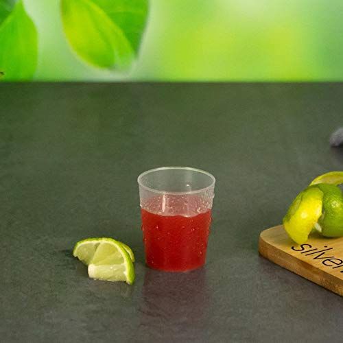 silverkitchen Borrelglas - 2 cl - Onbreekbaar - Herbruikbaar - Transparant - PP-kunststof