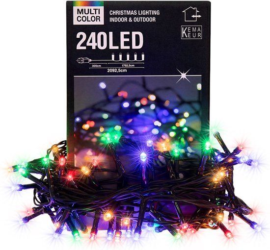 Just Smart Kerstverlichting Multicolor - 240 LED Lampjes - Voor binnen