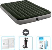 Intex Luchtbed - 2-Persoons - 152 x 203 x 25 cm - Groen