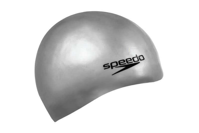 Speedo Plain Moulded Silicone Badmuts Senior - Grijs - Unisex