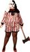 Atosa Kostuum clown Halloween rood T-shirt met broek dames Adultes XXL