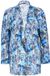 DIDI Blazer femme Mida en blanc cassé avec imprimé Fusion bleu azur taille 42