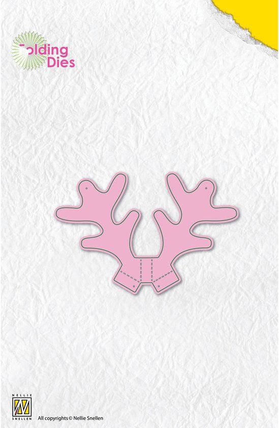 Nellie’s Vaessen Creative NFD027 - Nellies Folding die SnowFlake Ornament medium