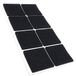 Adsamm® 8 x Zelfklevende Viltglijders Zwart 50x50 mm Vierkant 3,5 mm Dik