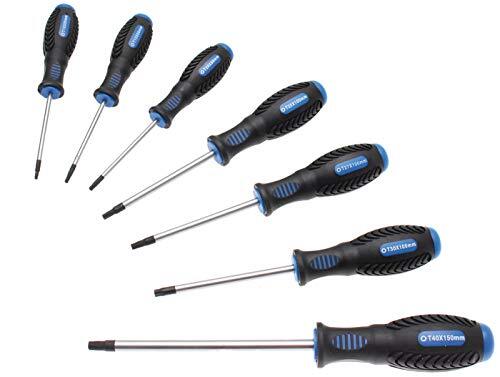 Bgs 7841 | Schroevendraaierset | T-profiel (voor torx) met boring | T10 - T40 | 7-delig