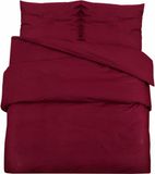 vidaXL Dekbedovertrekset 200x200 cm Microvezel Bordeaux