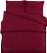 vidaXL Dekbedovertrekset 200x200 cm Microvezel Bordeaux