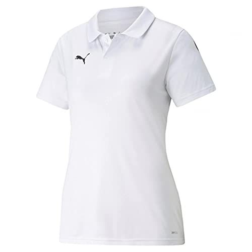 Puma Damen Polo Shirt TeamLIGA Sideline Polo W 657408 Puma White-Puma Black-S