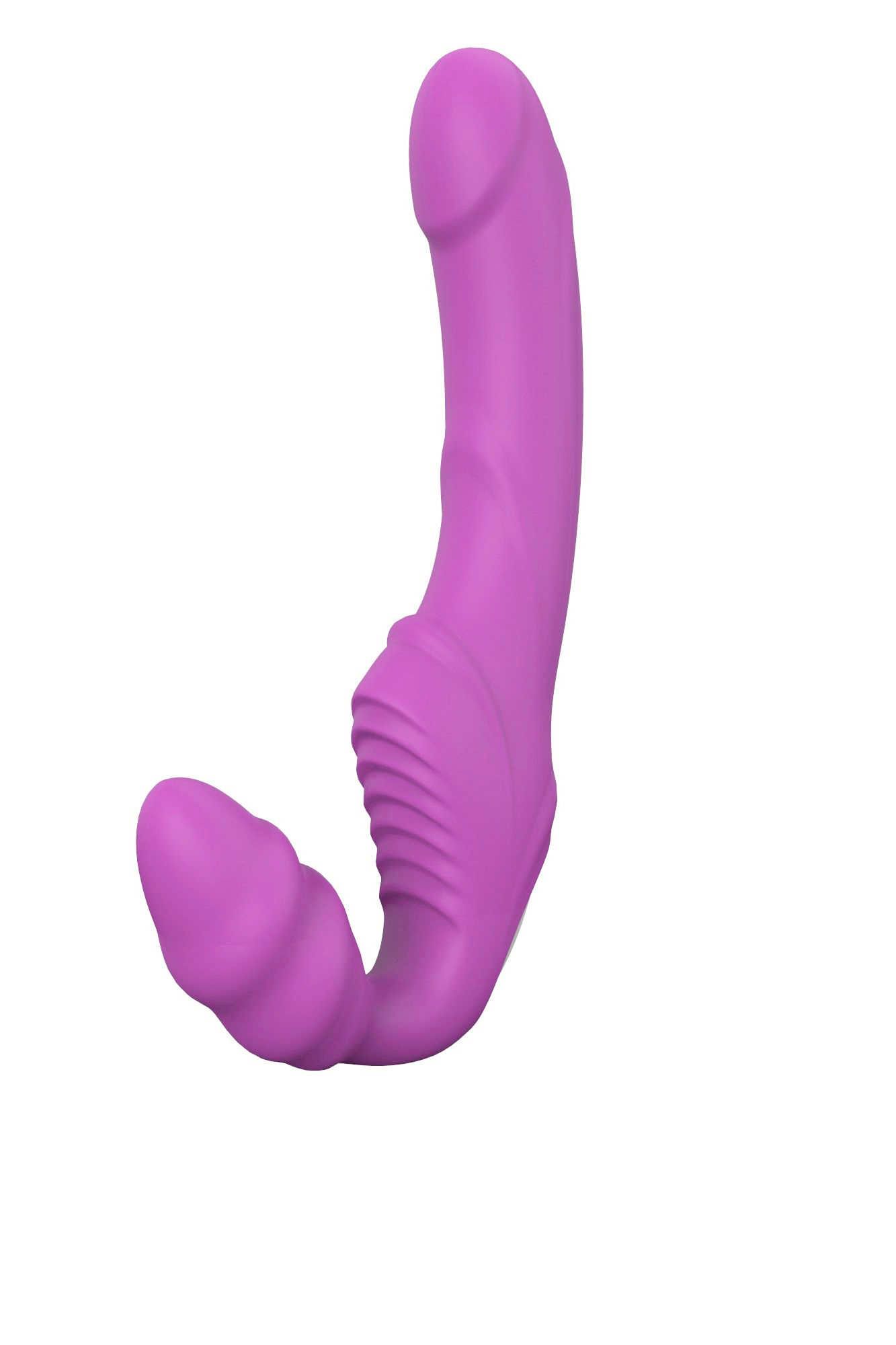 DreamToys Strapless Strap-on Double Dipper - Paars - Siliconen - 8719632675273