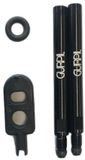 Stronglight Gurpil Verlengstuk Voor Ventiel Zwart 50 mm