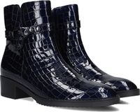 Gabor 512 Enkellaarsjes - Dames - Blauw - Maat 40