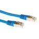 ACT IB5303 LSZH SFTP CAT6A Patchkabel Blauw - 3 meter