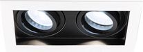 HOFTRONIC Durham Dubbel LED Inbouwspot Vierkant Wit