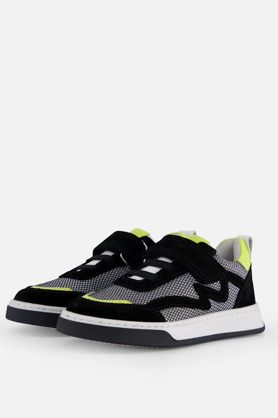 Muyters Velcro Sneakers zwart Leer - Maat 25