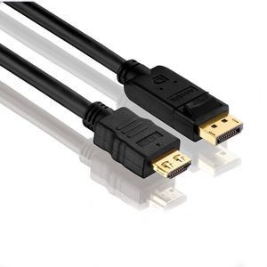 PureLink PI5100-015 - DisplayPort naar HDMI Kabel - 1.5m - Zwart