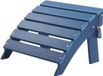 Vevor Adirondack Voetenbank Opvouwbaar Blauw HDPE