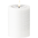 LED Bougie pilier Ø7,5x10 cm Blanc