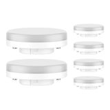ledscom.de 6x GX53 LED lampen, warm wit (2700 K), 4,2 W, 372lm, 96°, mat