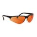 Infield Terminator UV-400 veiligheidsbril voor blauw licht en UV-bescherming, oranje