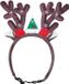 Nobby Hertenhoedje Kerst Diadeem Aanpasbaar Hond/Kat Bruin/Rood One Size