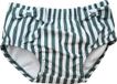 Slipstop Maillot de bain lavable Fille Greenbay Stripe