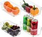 Unyqoos® Set de 4 organisateurs transparents pour cuisine et réfrigérateur