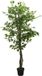 vidaXL Kunstplant Ficus 630 bladeren 120 cm groen