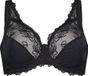 Hunkemöller Niet-voorgevormde BH Diva - zwart - Maat D80