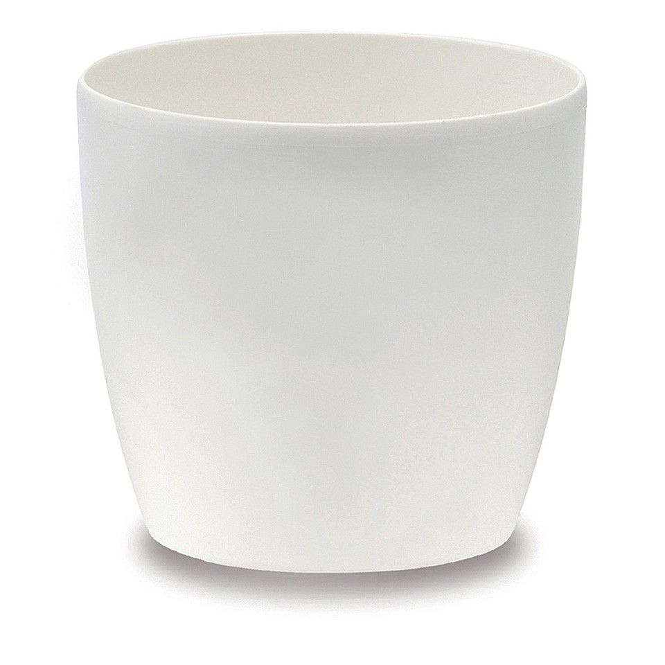 elho Brussels Diamond bloempot wit 14 cm