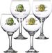 Urban Living Gin/Tonic Glazen - Gedecoreerd Glas met Tekst - 4 Stuks - 645 ml