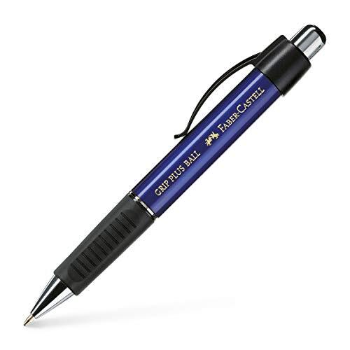 Faber-Castell Balpen Faber Castell GRIP Plus blauw metallic FC-140732