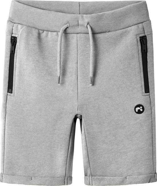 NAME IT NKMVIMO Sweat Shorts Boys - Grey Melange - Size 146