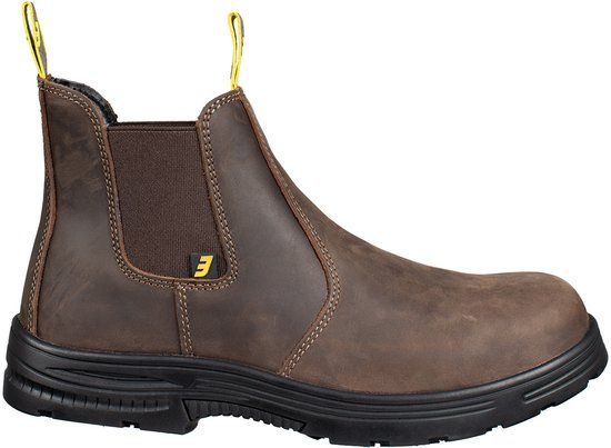 Safety Jogger Jackman S3 Werkschoenen - Donkerbruin - Maat 40