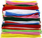 Creativ company creotime Chenille draad, dikte 4+6+9 mm, kleuren assorti, 700 assorti