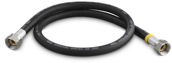 Soper Gasslang Rubber 100cm incl koppeling en tape kit
