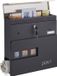 Merkloos Relaxdays Brievenbus hangend - Krantenrol - 2 Sleutels - Modern - Staal - Zwart