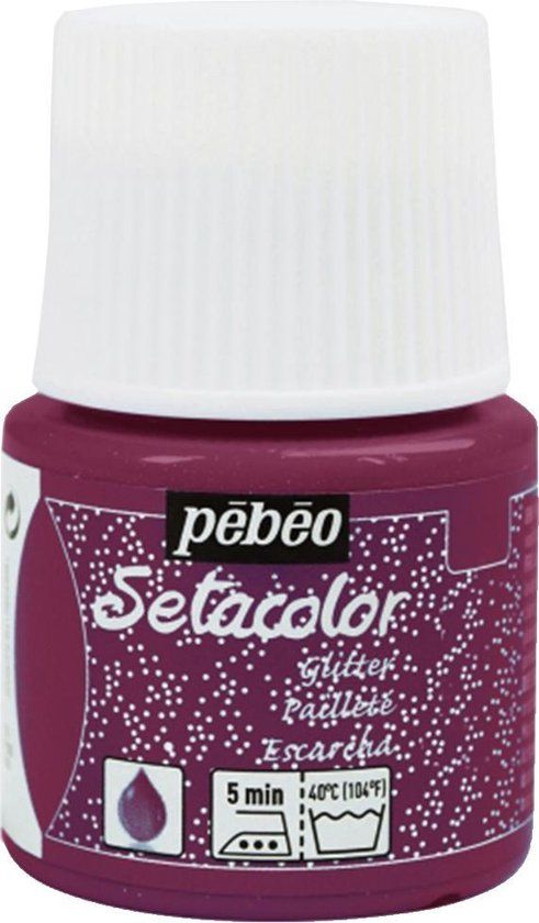 Pébéo Setacolor Glitter Tourmalijn Textielverf - 45ml