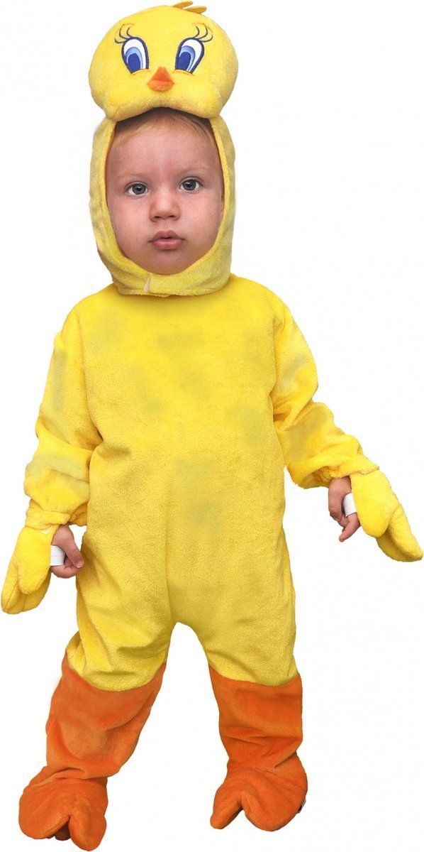 Warner Bros. Tweety Verkleedpak Junior Geel Maat 92