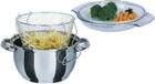 GSW Friteuse, inductie, 22 cm, glazen deksel, roestvrij staal