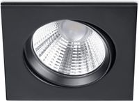 BES LED Trion Paniro Inbouwspot - Vierkant - 5W - Dimbaar - Warm Wit - Zwart