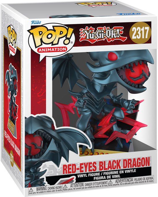 Funko Pop! Animation Yu-Gi-Oh! Red-Eyes Black Dragon Vinyl Figure