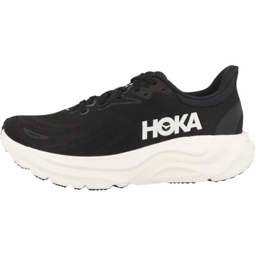 HOKA Clifton 10 damessneakers, Zwart/Wit, 40 EU