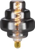 EGLO LED Lamp - E27 - Ø 15 cm - Rookglas - 2000K - Dimbaar