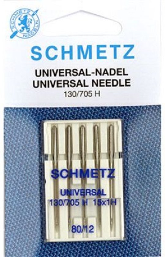 Schmetz Naaimachinenaalden universeel 5 stuks 130/705 H 80/12